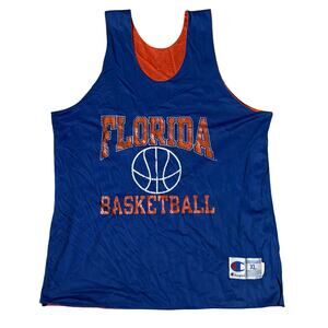 Vintage Florida Gators Champion 90’s Practice Jersey Reversible Basketball XL